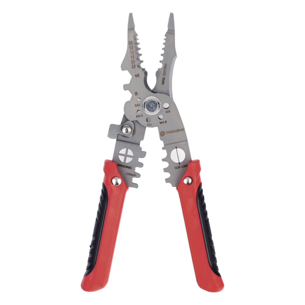 Pinza Profesional para Electricista, Multifunciones 9 en 1, de 8.5"