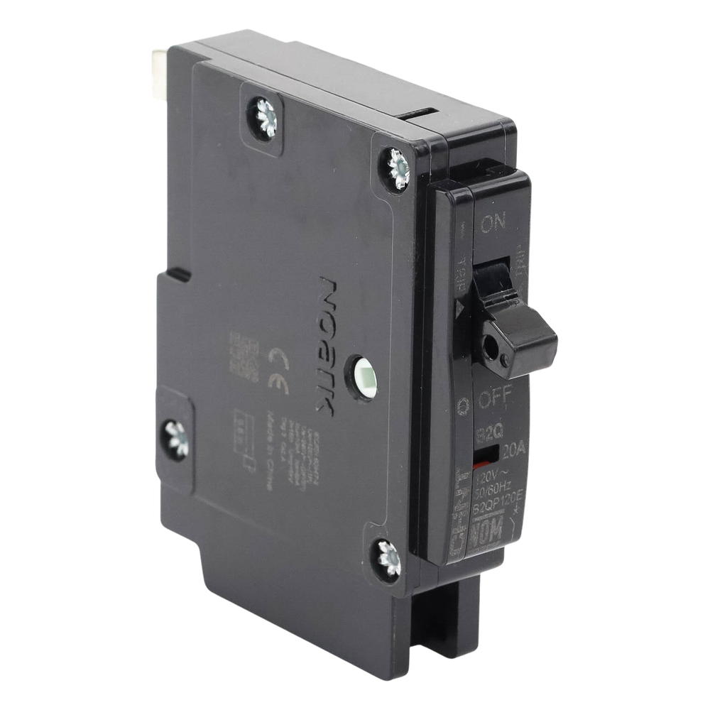 Interruptor Termomagnético Enchufable, Serie: B2Q, 1P, 20A, 120/240V (SKU:1002263)