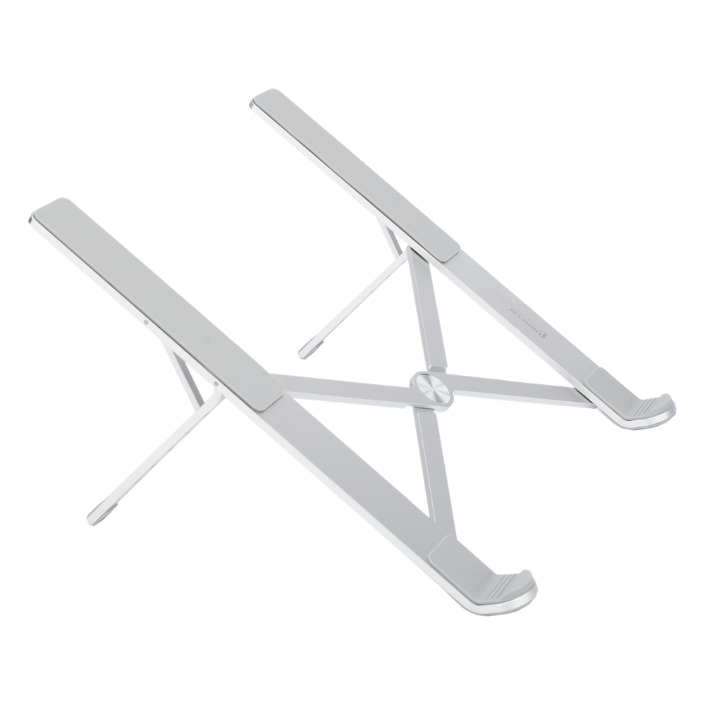Soporte Portátil de Aluminio para Laptop / Amplia Compatibilidad de 11-17.3" / Ajuste de Altura 46.5 mm-136.5 mm / Capacidad de carga de 5 kg