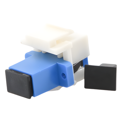 Acoplador Keystone de Fibra Óptica Monomodo SC/PC Simplex a SC/PC Simplex
