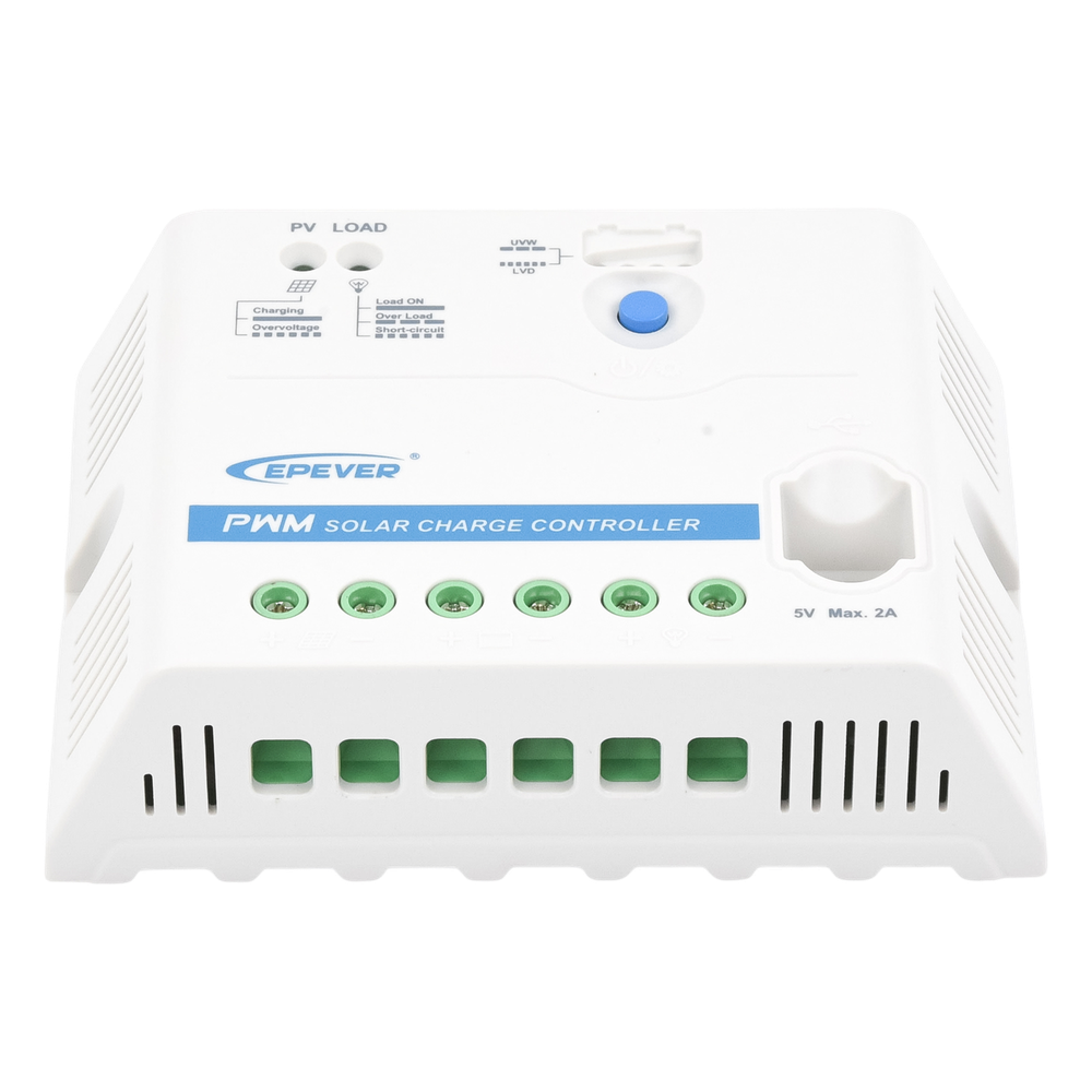 Controlador Solar PWM 12/24 V 30 A, Salida USB