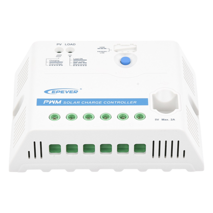 Controlador Solar PWM 12/24 V 30 A, Salida USB