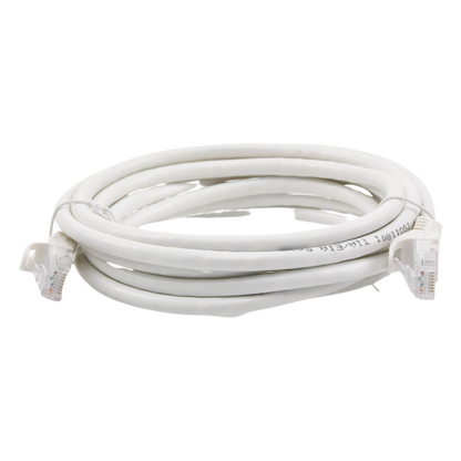 Cable de Parcheo UTP Cat6 - 3.0 Metros (9.84 Pies) - Blanco