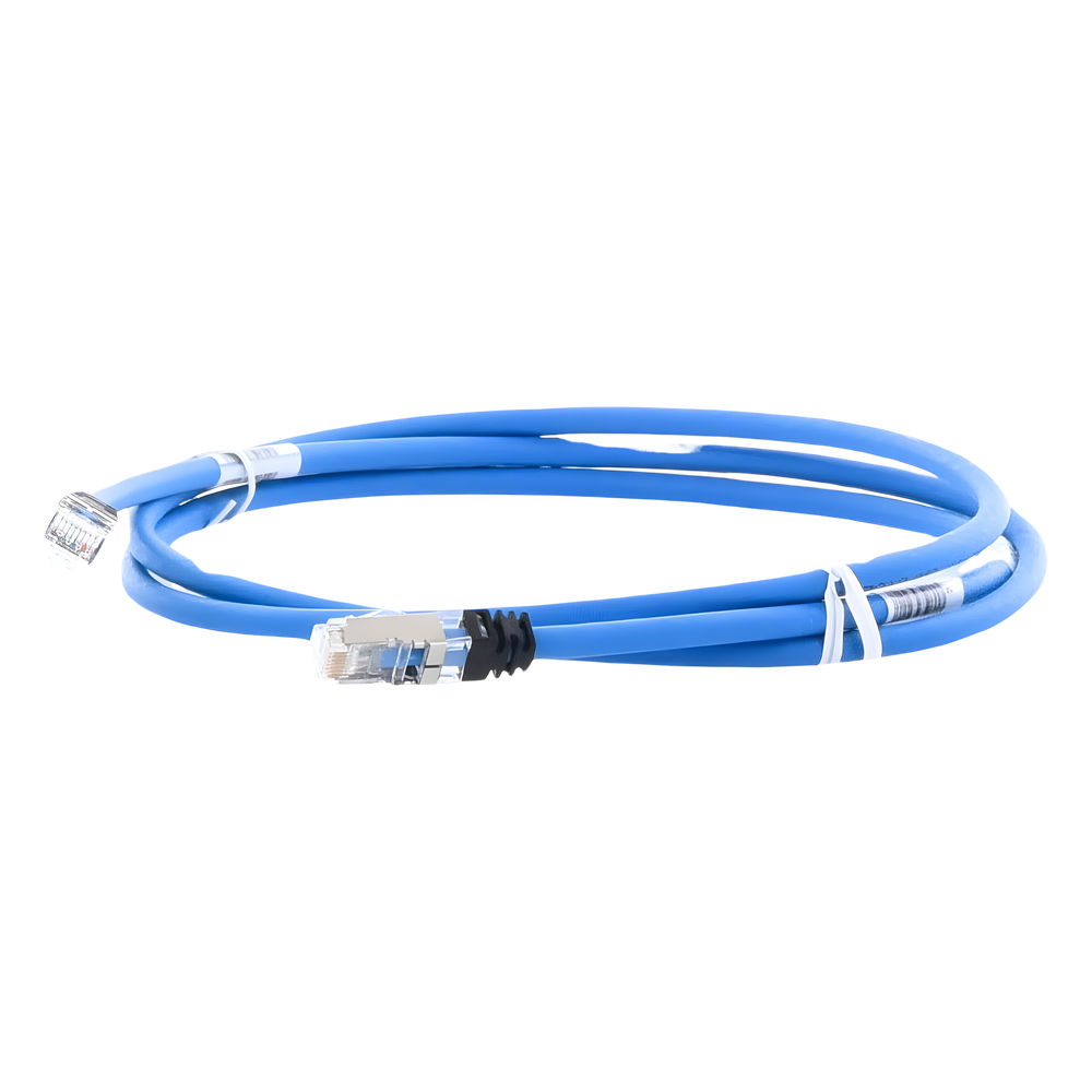 Patch Cord Cat6A, Blindado S/FTP, CM/LS0H, 1.52 Metros (5 Pies), Color Azul