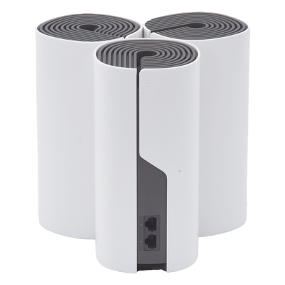 Kit de Router inalámbrico mesh Deco E4 para Hogar / Doble banda AC 1200 / 2 puertos 10/100 Mbps / Compatible con amazon alexa.