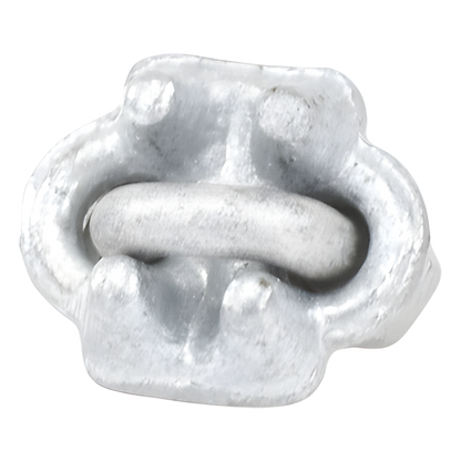 Nudo/ Perro/ Abrazadera Acero Forjado para Cable de 1/8", Galv. por Inmersión en Caliente