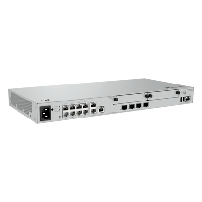 Router Empresarial / LAN: 1 SFP+ & 8×GE / WAN: 1 × SFP+ & 2×GE / 1,200 Usuarios / 128 APs Gestionables / 1,000 Túneles IPsec / 3 Gbps / IPS Antivirus