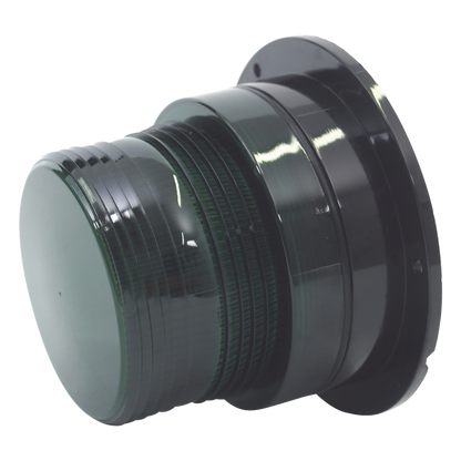 Burbuja Brillante de Larga Vida Útil, con 8 LEDs Color Verde, Domo Verde, 12Vcd