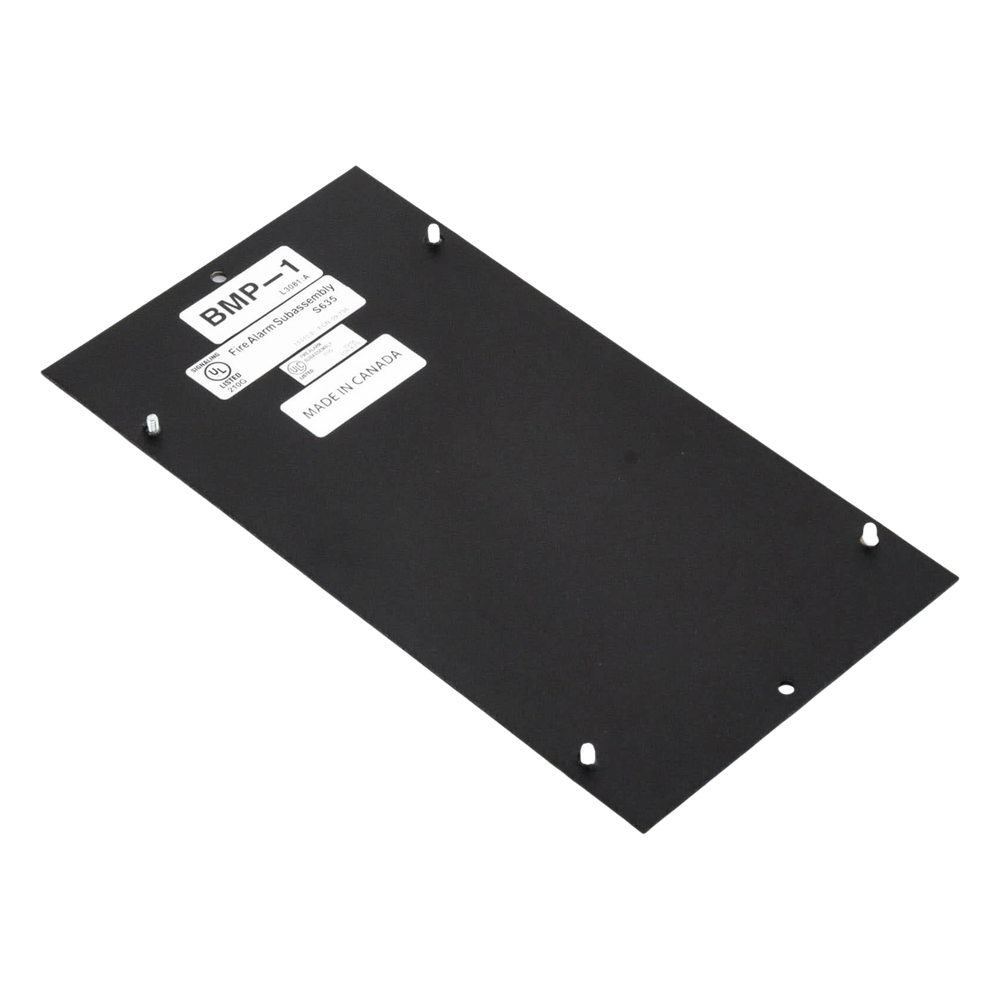 Placa ciega para cubrir una posición de módulo sin usar en paneles y anunciadores de incendio NOTIFIER, compatible con módulos opcionales NCM-W