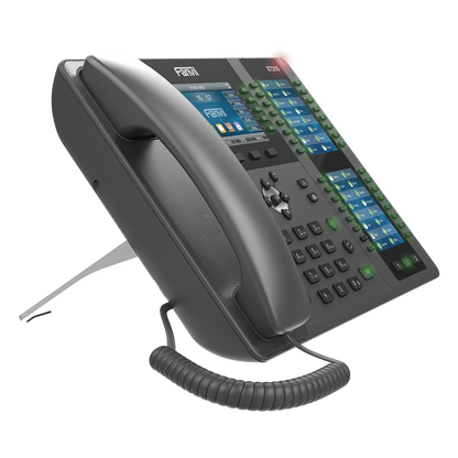 Teléfono IP ideal para recepción hasta 20 líneas SIP, PoE, 106 botones DSS, Bluetooth integrado para diademas, puertos Gigabit, soporta recepción