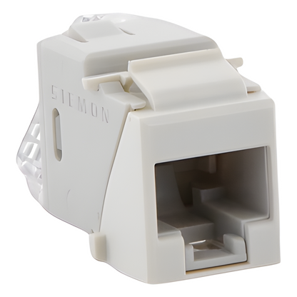 Jack Ultramax Cat6, UTP, Tipo Keystone, Color Blanco, Punch Down