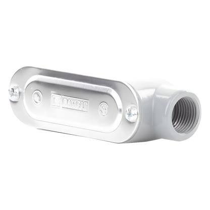 Caja Condulet tipo LB de 1/2" (12.7 mm) Incluye tapa y tornillos.