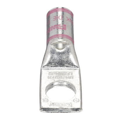 Zapata de compresión LCA1/0-12-X, para cal. 1/0 Awg, Barreno para tornillo prisionero de 1/2, 1 Pz