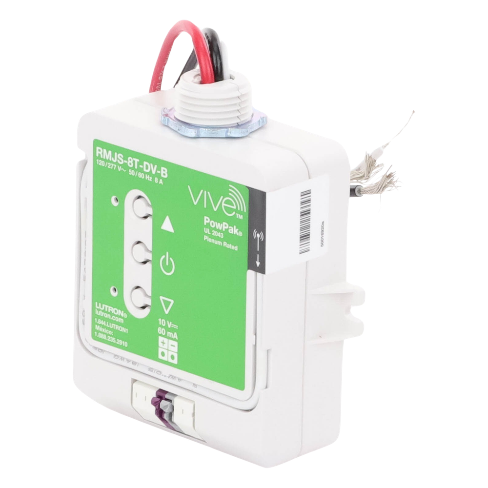 Módulo de atenuación inalámbrico PowPak con control 0-10 V, 8 A, 120/277 V, para balastros y drivers LED, compatible con controles Pico, sensores