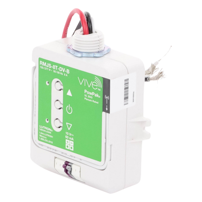 Módulo de atenuación inalámbrico PowPak con control 0-10 V, 8 A, 120/277 V, para balastros y drivers LED, compatible con controles Pico, sensores
