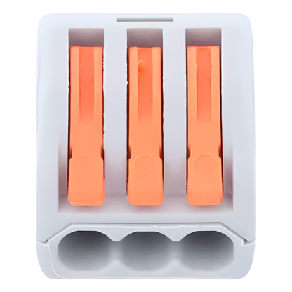 Conector Compacto para 1 Cable de Entrada 2 Cables de Salida / Cables Compatibles 12AWG-28AWG