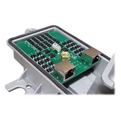 Protector PoE Metálico Exterior / SASD / 1000 Mbps 90W / RJ45 / NEMA 3R / ATEX Certificado