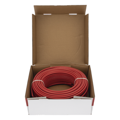 Cable Fotovoltaico Rojo / Cobre Estañado / 6 mm² (10 AWG) / 2000V / Rollo 50m / UL 4703 y TUV