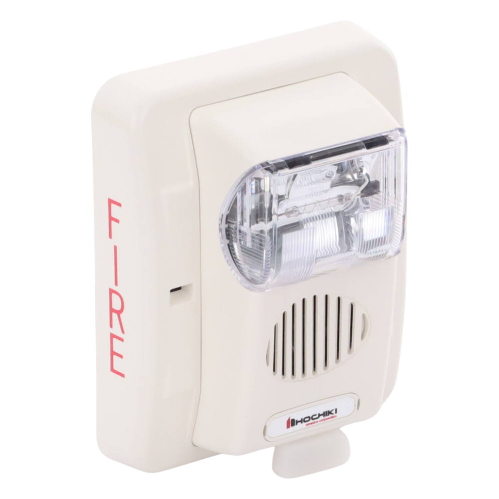 Sirena Estrobo, 24 Vcd, Multi-Candela 15 hasta 110 cd, Montaje En Pared, Color Blanco, Serie HEC3 (0500-06030)