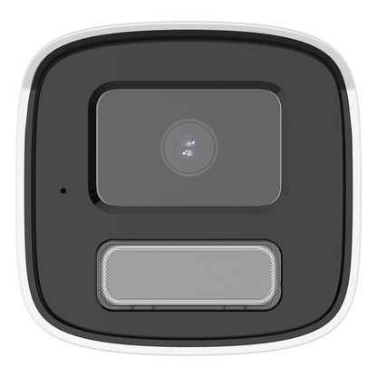 [Dual Light] Bala IP 8 Megapixel (4K) / Lente 4 mm / 50 mts IR + 50 mts Luz Blanca / Micrófono Integrado / ACUSENSE Lite / Exterior IP67 / H.265