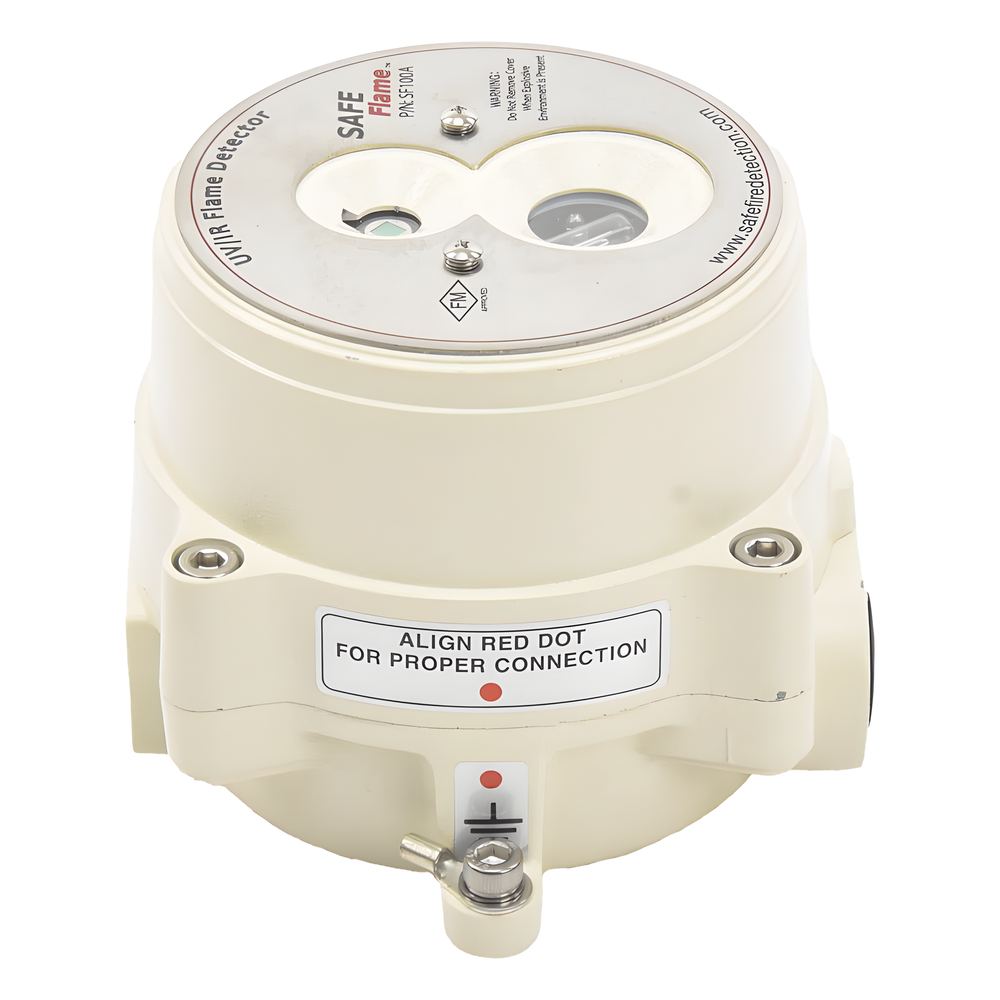Detector de Flama UV/IR / Detección Dual UV-IR / Alcance 30 m (98.4 ft) / Campo 90° / A Prueba de Explosión / -40°C a 75°C