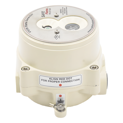 Detector de Flama UV/IR / Detección Dual UV-IR / Alcance 30 m (98.4 ft) / Campo 90° / A Prueba de Explosión / -40°C a 75°C
