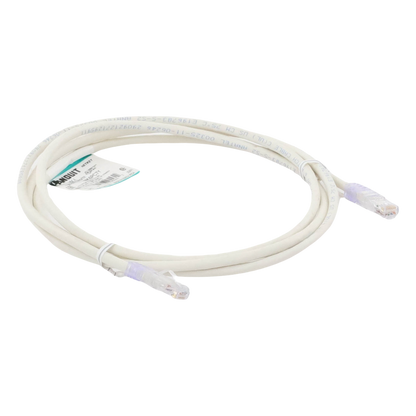 Cable de Parcheo UTP Categoría 6, con Plug Modular en Cada Extremo - 2 Metros (6.56 Pies) - Blanco Mate