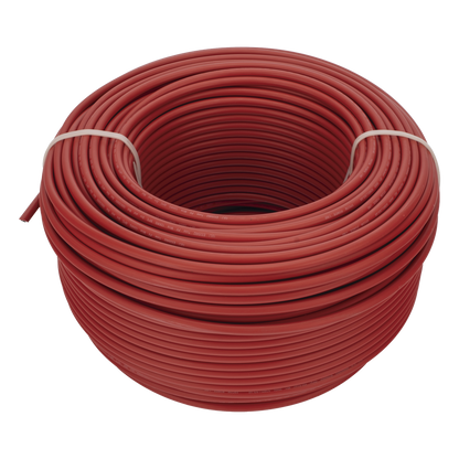 Cable Fotovoltaico Rojo/ Cobre Estañado / 4 mm² (12 AWG) / 2000V / Rollo de 100 m / / UL 4703 y TUV