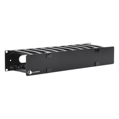 Organizador de Cable Horizontal RouteIT, Sencillo, Para Rack de 19in, 6in de profundidad, 2UR
