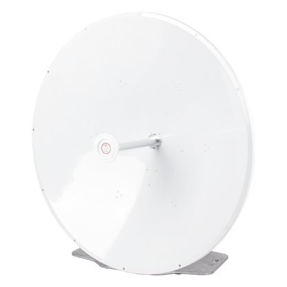 Antena direccional de 4 ft, 5.1 a 7.125 GHz, Ganancia 36 dBi, Conectores RP-SMA Hembra, Polarización doble, incluye montaje para torre o mástil