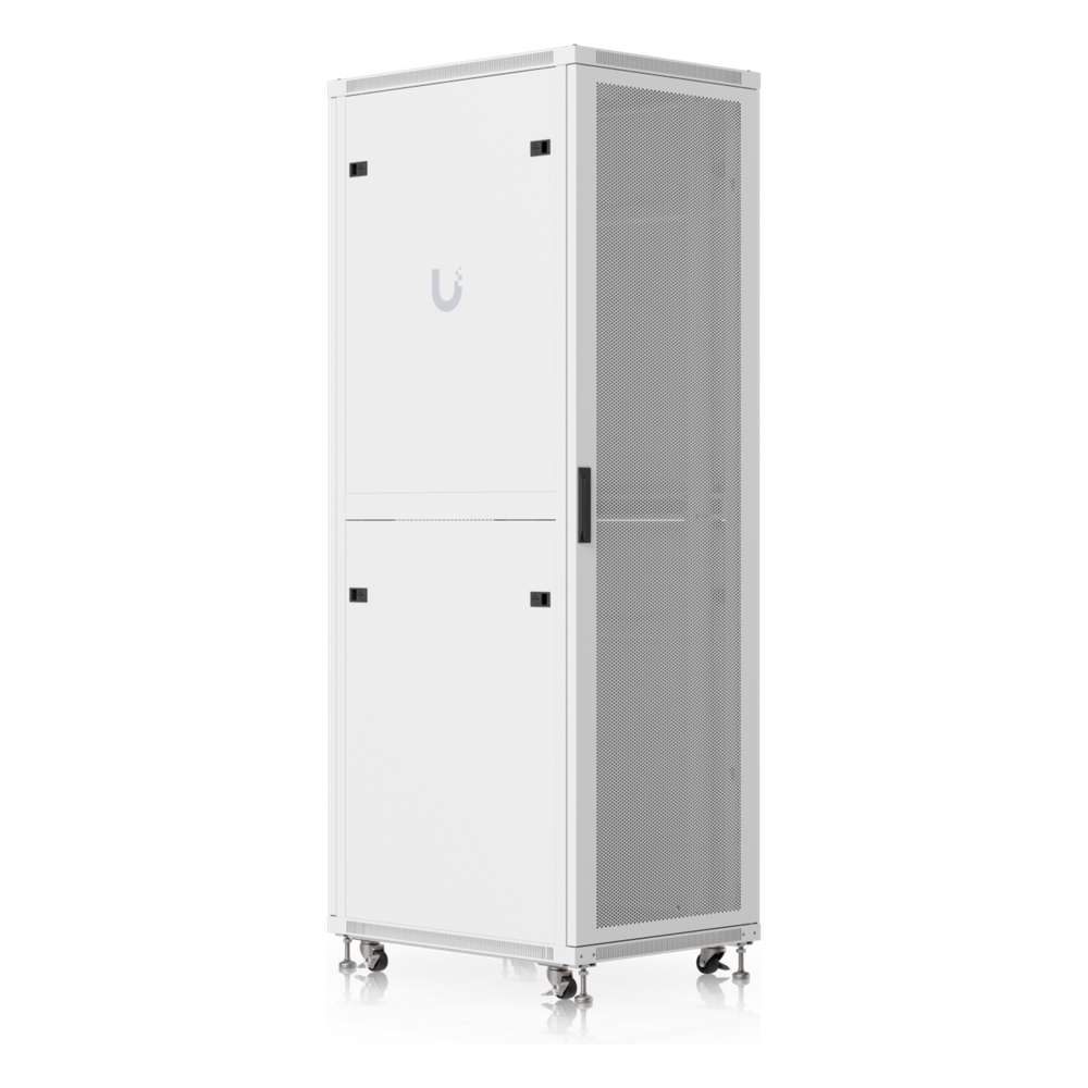 UACC Rack Cabinet 42U (600 × 800 mm) – Gabinete de Piso Totalmente Ensamblado con Ventiladores Integrados, Paneles Removibles, Ruedas con Seguro y