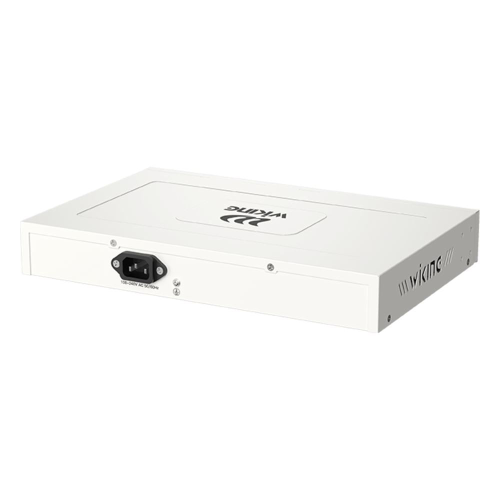 Switch no administrable PoE WI-TEK /16 Puertos 10/100 Mbps PoE af/at / 2 Puertos Uplink Gigabit / 1 Ranura SFP 1000 Mbps / Presupuesto 180 W / Puerto