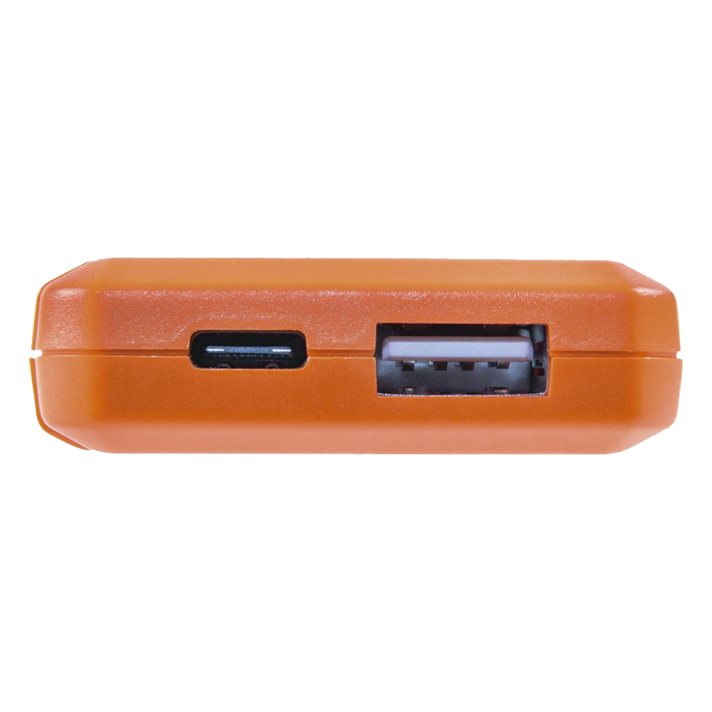 Multímetro digital USB para USB-A y USB-C.