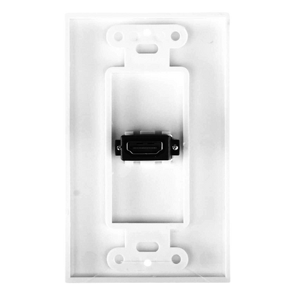 Placa de Pared 1 Puerto HDMI Hembra a Hembra