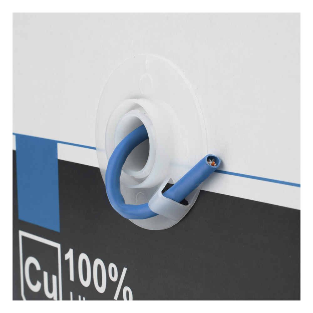 Bobina de Cable de 305 Metros (1000 Pies) Cat6+, CMR, Calibre 23 Alto Rendimiento, ETL, UL, Color Azul, Super Flexible, para Aplicaciones de Video