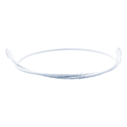 Patch Cord MC6 Modular Cat6 UTP, CM/LS0H, 0.91 Metros (3 Pies), Color Blanco, Versión Bulk (Sin Empaque Individual)