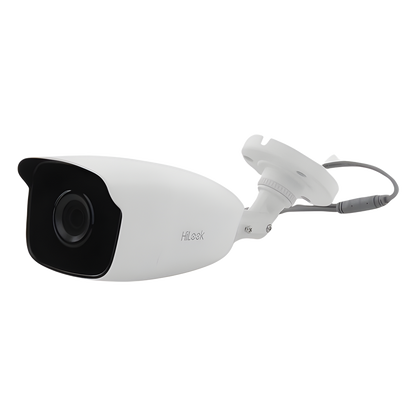Bala TURBOHD 2 Megapíxeles (1080p) / Gran Angular 103º / Lente 2.8 mm / METAL / IR EXIR Inteligente 40 mts / Exterior IP66 / TVI-AHD-CVI-CVBS / dWDR