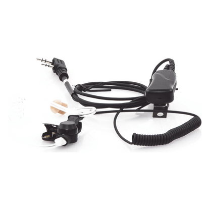 Micrófono de solapa con audífono discreto p/ kenwood serie g/ 3230/ 2102G/ 2202L/ 2212L/ 2170/ 2360/ 2302/ 2312/ 2000/ 2402/ NX220/ NX240/ TKD240