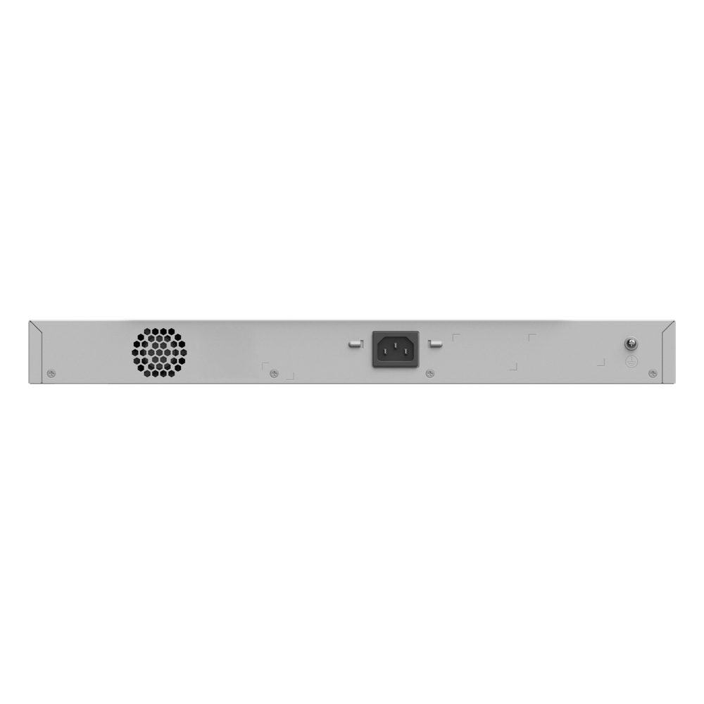 Switch Layer 2 Smart Cloud Managed / 28 Puertos Gigabit / 24 Puertos PoE+ 370 W / Switching 56 Gbps / Forwarding 41.664 Mpps / Montaje Rack / CCTV