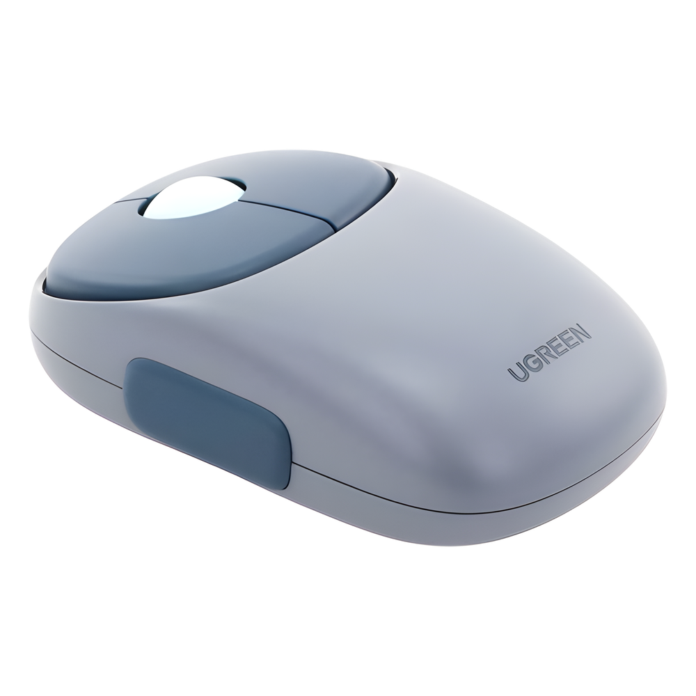 Mouse Inalámbrico FUN | Recargable| 2.4G & Bluetooth | 4 Niveles de DPI | Silencioso | Ergonómico | 5 Botones | Compatible con Windows, macOS 10.5