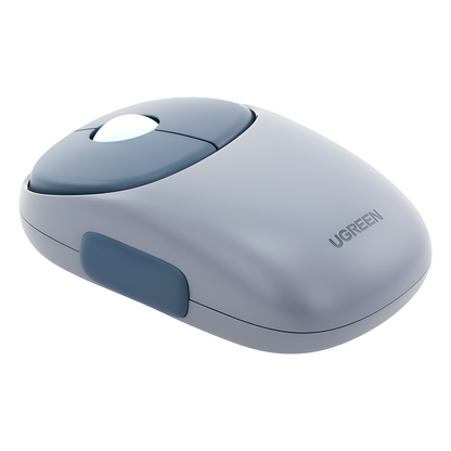 Mouse Inalámbrico FUN | Recargable| 2.4G & Bluetooth | 4 Niveles de DPI | Silencioso | Ergonómico | 5 Botones | Compatible con Windows, macOS 10.5