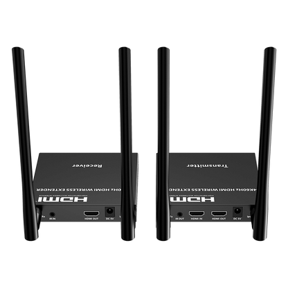 Kit Extensor Inalámbrico HDMI | 4K@60Hz 4096x2160 | Tecnología ipcolor STREAM | Banda 5G 5.18-5.24 GHz | Distancia 50 m | Conexión de Hasta 1 a 4