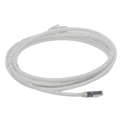 Patch Cord Z-MAX Cat6A S/FTP, CM/LS0H, 3.05 Metros (10 Pies), Color Blanco, Versión Bulk (Sin Empaque Individual)