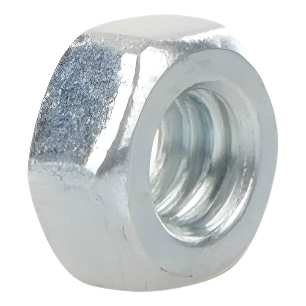 Tuerca Hexagonal de 1/4", con acabado Electro Zinc