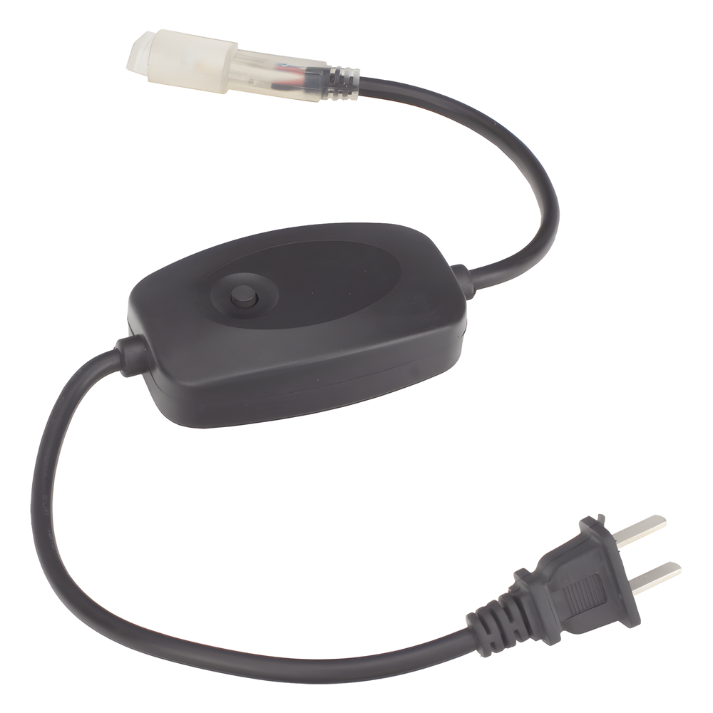 Adaptador de corriente con control de funciones manual, para manguerea Neón LED RGB JUML-5050-03.