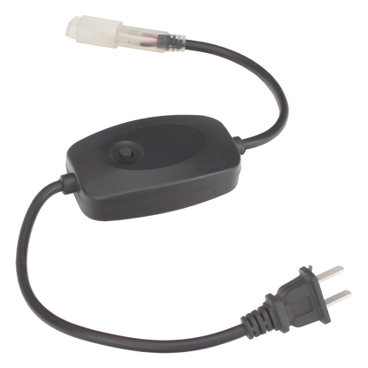 Adaptador de corriente con control de funciones manual, para manguerea Neón LED RGB JUML-5050-03.