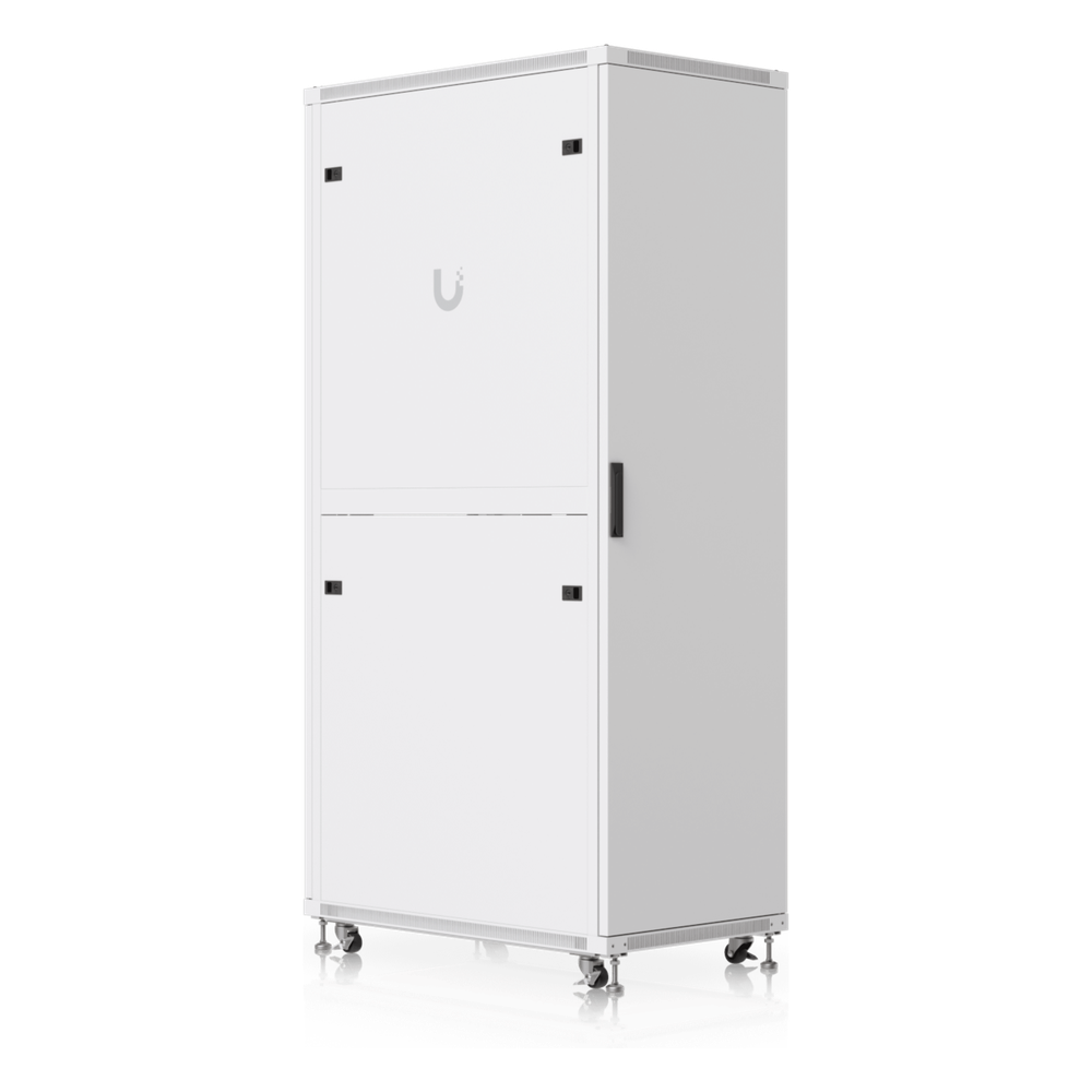 UACC Rack Cabinet 42U (600 × 1000 mm) – Gabinete de Piso Totalmente Ensamblado con Ventiladores Integrados, Paneles Removibles, Ruedas con Seguro y
