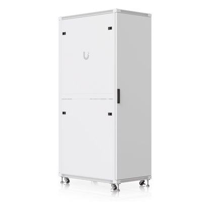 UACC Rack Cabinet 42U (600 × 1000 mm) – Gabinete de Piso Totalmente Ensamblado con Ventiladores Integrados, Paneles Removibles, Ruedas con Seguro y
