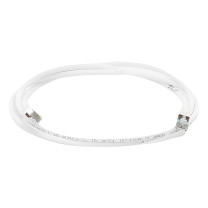 Patch Cord Z-MAX Cat6A S/FTP, CM/LS0H, 1.52 Metros (5 Pies), Color Blanco, Versión Bulk (Sin Empaque Individual)