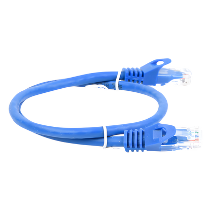 Cable de Parcheo UTP Cat6 - 0.5 Metros (1.64 Pies) - Azul